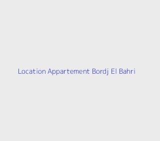 Location Appartement  Alger
